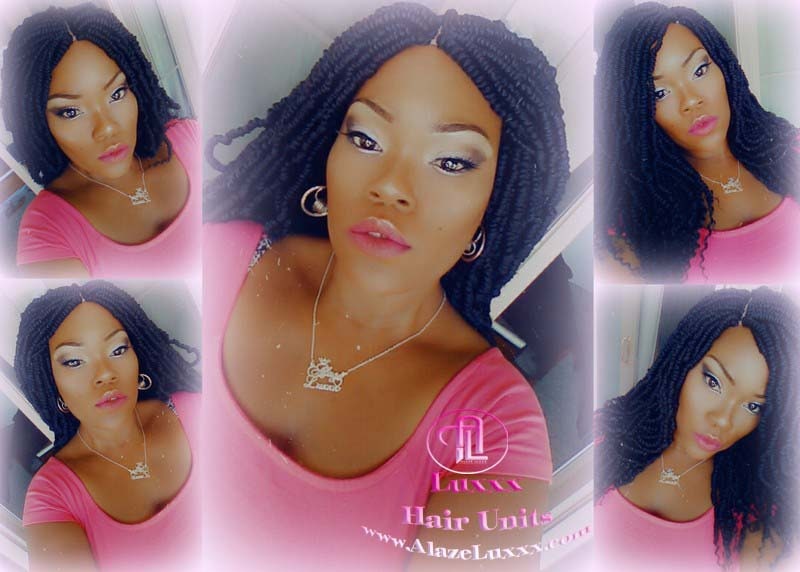 Passion Twist Black 1B Mini Small Fluffy Irregular Bomb Twist Hair Spring Kinky Twist Bohemian Boho Water Wave Hair Passion twist hair