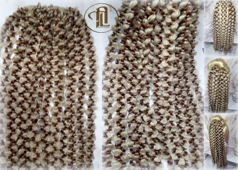 Ponytail Hair Fall Viking Renaissance Vintage Hair Extensions Blonde Brown kawaii dreadlocks hair scrunchie clipin Butterfly Braids