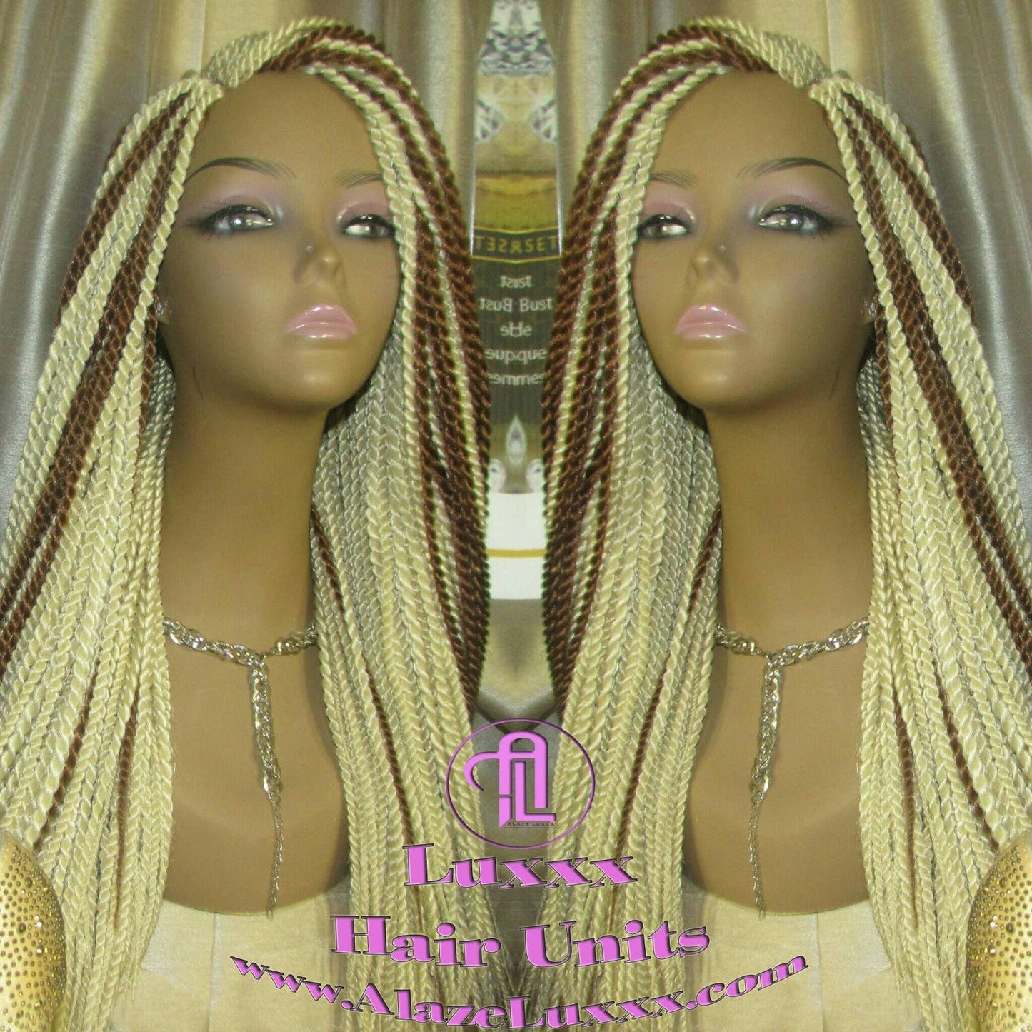 613 Blonde Long Straight Small Senegalese Twist Wig Unit Moschino Barbie Dreams Blonde 22 Crochet Loc 613 Braiding Platinum White Braids Wig