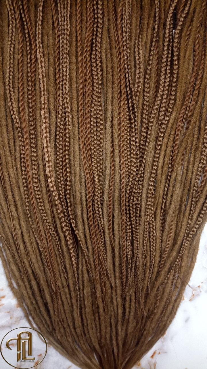 Blonde Single End SE Set Kit Synthetic Soft Crochet Boho Dread Braid Hair Wraps Extensions Textured Single Loop Dread Brown Dreads