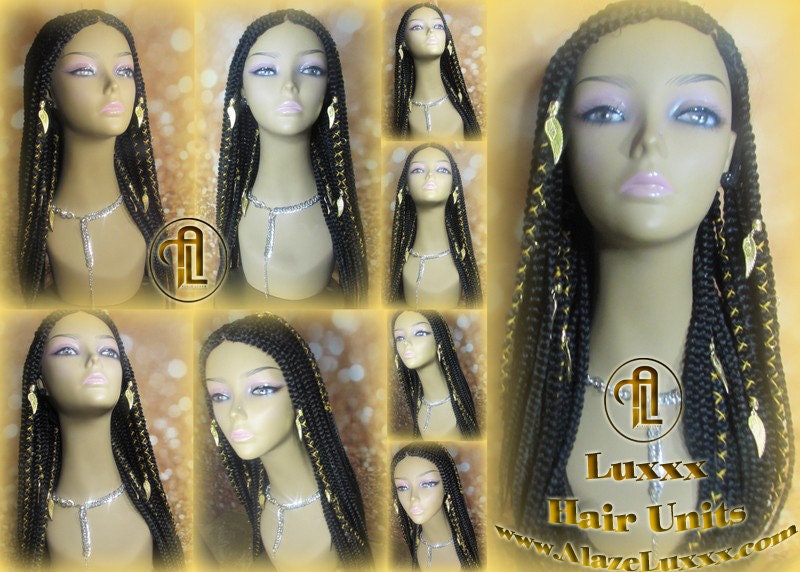 Lemonade Fulani Cornrow Braid Wig French Braids Feed in Braids Box Braids Swim Wig Gym Wig Kardashian Fulani Beyonce Tribal Goddess Braids