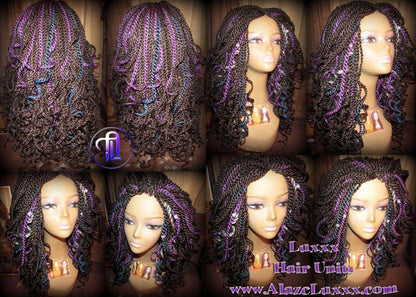 16' Bombshell Galaxy Hair Senegalese Twist Wig Unit! Alternative Hair Kinky Marley Crochet Twist Box Braid Braided Dred Lock Braiding Wig
