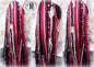 Viking Ponytail Hair Fall Extensions Red Black  Elements Accents Feathers Jungle box braids hair scrunchie Butterfly