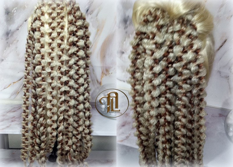 Ponytail Hair Fall Viking Renaissance Vintage Hair Extensions Blonde Brown  kawaii dreadlocks hair scrunchie clipin Butterfly Braids