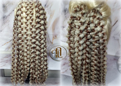 Ponytail Hair Fall Viking Renaissance Vintage Hair Extensions Blonde Brown  kawaii dreadlocks hair scrunchie clipin Butterfly Braids