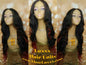 Rihanna Fire Red Hair Straight Virgin Wig Unit New Ombre Custom Color Lace Closure Dip Dye Tips Ends Curls Middle Side Part Celebrity Colour