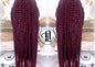 Viking Ponytail Hair Fall Extensions Ombre Black Red Burgundy Elements Accents Feathers box braids hair scrunchie Butterfly Jungle Braids