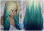 Box Braid Wig Creamy-White Blonde Lake Blue Royal Blue Braid Wig Long  Ombre Blonde Creamy Green Turquoise Blue Mermaid Hair Multi Color