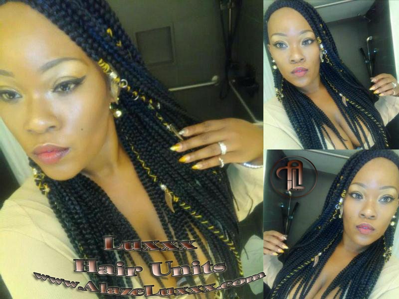 4x4 Lace Closure Fulani Tribal Goddess Braids Black  Lemonade Fulani Cornrow Braid Wig French Braids Feed in Box Braids Swim Wig Gym