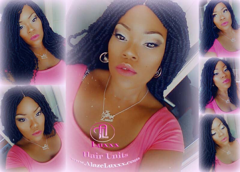 Passion Twist Black 1B Mini Small Fluffy Irregular Bomb  Twist Hair Spring Kinky Twist Bohemian Boho Water Wave Hair Passion twist hair