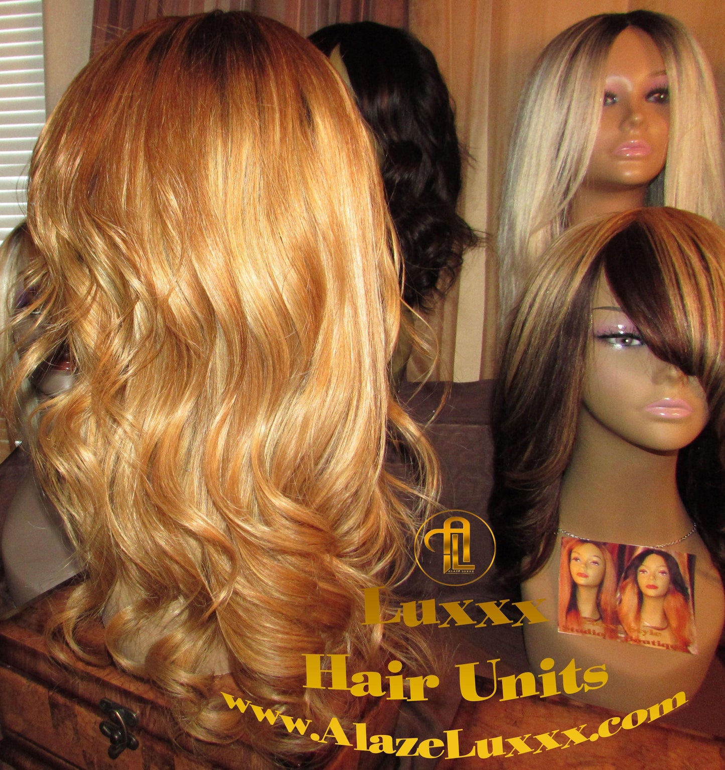 Balayage Blonde 16 In' Dark Roots Honey Straight Long 27/613 Color Melt Virgin Hair Unit 4x4 Lace Front Wigs Kim Khloe Kardashian Wig Look