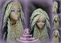 Lace Closure Wig Platinum Blonde Brown Goddess Faux Locs Baby Hair Gypsy Boho 613 Boho Braid Wig Bohemian