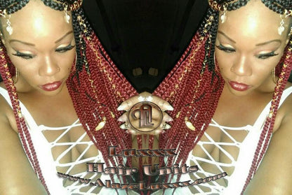 4x4 Lace Closure Red Braids Ombre Lemonade Fulani Cornrow Wig French Braids Feed in Braids Swim Wig Gym Wig Tribal Goddess Braids Custom Wig