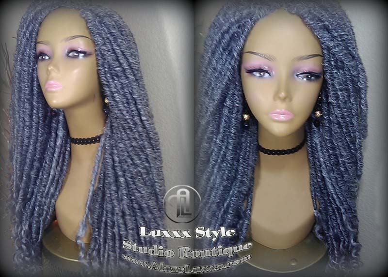 Big Large Fluffy Loc Wig Storm Silver Grey Gray 44 51 Gypsy Bohemian Boho Goddess Faux Dread Locs Wig Coplay Platinum Metallic Chrome Hair