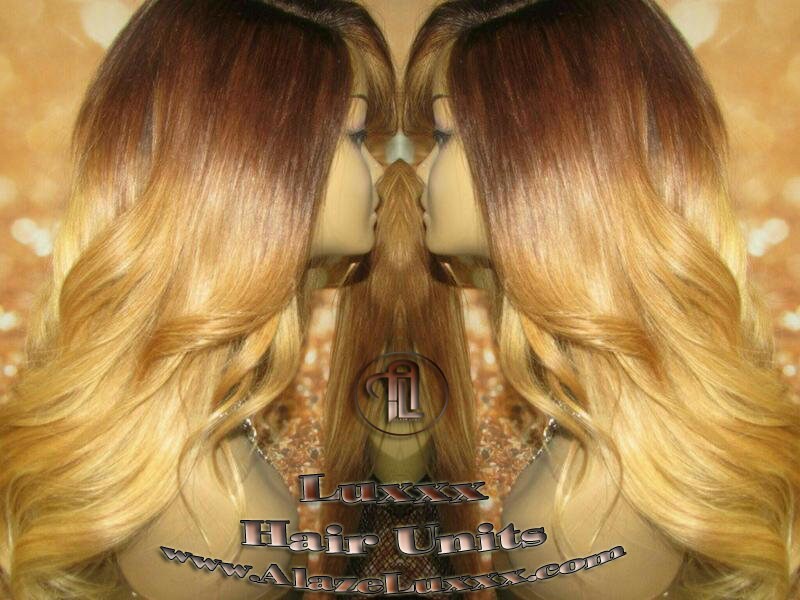 Virgin Hair Unit Wig Brown Blonde Ombre Straight Honey Hair Highlights Balayage Closure Blonde Wig 27 613 platinum dark roots Wig Stylist