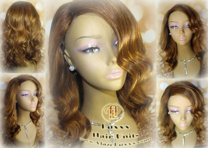 Virgin Hair Unit WIG Middle Free Part 16 Inch Lace Front Wigs Virgin Hair Lace Short Black Lace Closure Wigs straight Alopecia wig maker