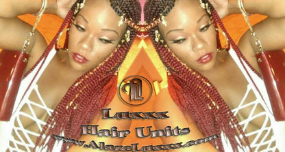 Tribal Goddess Braids Popular Braids Scalp Box Medium Braids Ombre Lemonade Fulani Cornrow Wig French Braids Feed in Braids Swim Wig Gym Wig