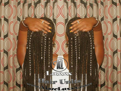 4x4 Lace Closure Braid Wig Lemonade Fulani Cornrow Braid Wig French Braids Feed in Braids Box Braid Swim Fulani Beyonce Tribal Goddess Braid