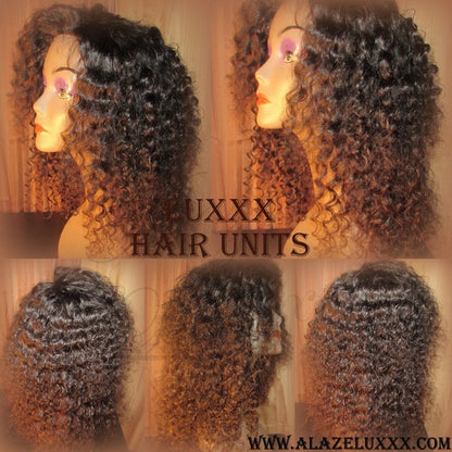 Deep Wave Virgin Unit 16 Inch NEW WIG Lace Front Curly Wavy Hair Maintenance HUMAN Hair Protective Style  Brazilian Malaysian or Peruvian