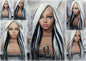 White Black #60 Senegalese Twist 24 Inch Long Soft Crochet Ombre High Temperature Braids Hair Synthetic Braiding Hair Extension