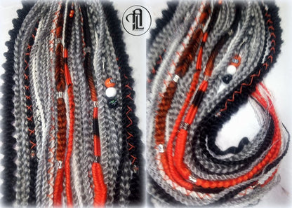 Halloween Ponytail Hair Accessories Hair Fall Extension Clipin Black Orange Hairband Hair Tie box braids hair scrunchie Pumpkin Ghost Scary