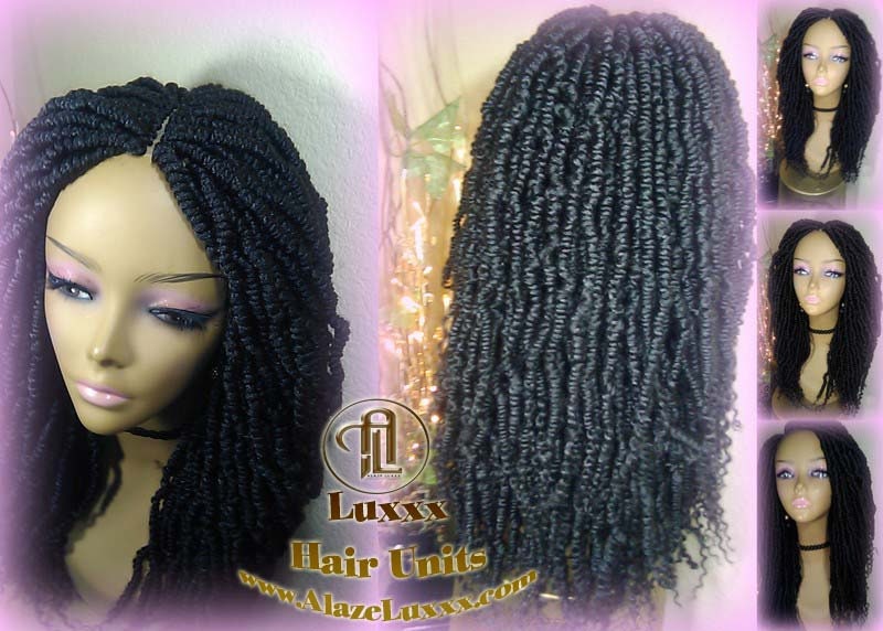 Passion Twist Black 1B Mini Small Fluffy Irregular Bomb  Passion Twist Hair Gypsy Bohemian Boho Water Wave Hair Passion twist hair