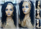 Headband Wig 14in' Passion Twist Short Black 1B Mini Small Fluffy Irregular Bomb Spring Kinky Bohemian Boho Water Wave Hair twist hair