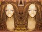 18' Long Blonde Bombshell  2Tone Brown Kinky Marley Twist Wig Unit! Alternative Hair Senegalese Twist Crochet Box Braid Braided Dred Lock