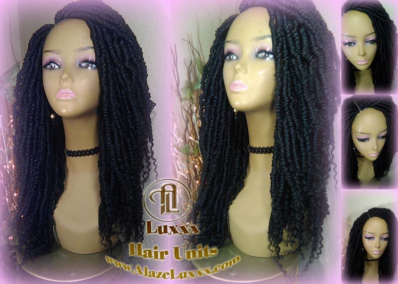 Passion Twist Black 1B Mini Small Fluffy Irregular Bomb  Passion Twist Hair Gypsy Bohemian Boho Water Wave Hair Passion twist hair