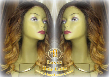 Short Brown Blonde Ombre Highlights Balayage Auburn Colorist Wig Virgin Hair Unit Wig Blonde 27 613 dark roots weave mermaid Color Melt Wig