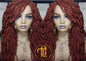 Senegalese Twist Wig Auburn 350 Reddish  Long Wavy Curly  Braids Long Straight Medium Twist Braids woc wig Burnt Orange Ready to ship