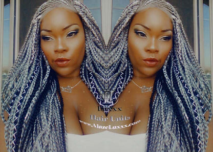 Fulani Goddess Braids Cornrow Silver 51 Black Lemonade Braid Wig French Braids Feed in Braids Box Braids Tribal African Beyonce