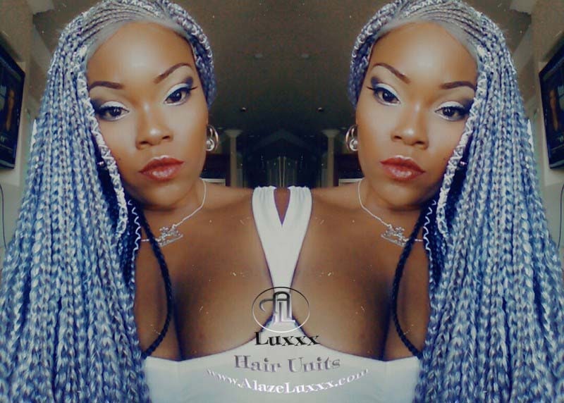 Fulani Goddess Braids Cornrow Silver 51 Black Lemonade Braid Wig French Braids Feed in Braids Box Braids Tribal African Beyonce