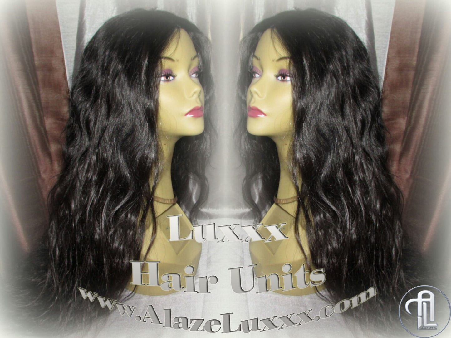 Virgin Hair 18 In Loose Body Wave Unit WIG Lace Front Curly Wavy Long Closure New Hair Trend Long Pretty Beautiful Hair Virgin Human Hair