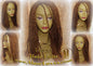Auburn '14 #30 Handmade Senegalese Twist Wig Unit! Glueless Medium Kinky Twists Box Braid Wigs Havana Straight Ready to ship