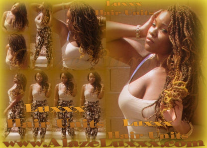 Kinky Twist Marley Twist Wig Brown Blonde 14' Handmade Unit! NEW Natural Look! Kinky Hair Extensions 14' African Braids  Twist Ethnic Styles