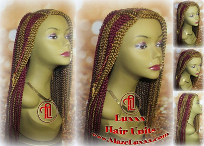 Fulani Cornrow Braid Wig French Braids Feed in Braids Box Braids Swim Wig Gym Wig Kardashian Fulani Beyonce Lemonade Tribal Goddess Braids