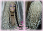 Lace Closure Wig Platinum Blonde Brown Goddess Faux Locs Gypsy Boho 613 Boho Braid Wig Gypsy Bohemian Cosplay Mermaid Summer Spring Wig