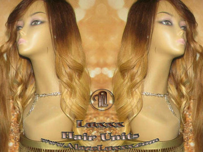 Highlights Balayage Colorist Brown Honey Blonde Ombre Wig Maker Virgin Hair Unit Wig Closure Blonde Wig 27 613 platinum dark roots Alopecia