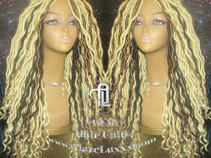 Synthetic Dreadlock Wig Hippy Goth Tribal Kawaii Platinum Blonde Gypsy Bohemian Boho Goddess Dreadlock Extensions Locs Dred Lock Gothic