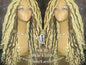 Synthetic Dreadlock Wig Hippy Goth Tribal Kawaii Platinum Blonde Gypsy Bohemian Boho Goddess Dreadlock Extensions Locs Dred Lock Gothic