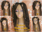 Straight Senegalese Twist Wig Unit! Medium Small Long Blonde Brown #4 #27 Crochet Twist Braided Wig 2tone honey blond hair charms wig maker