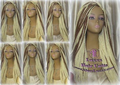 613 Blonde Long Straight Small Senegalese Twist Wig Unit Moschino Barbie Dreams Blonde 22 Crochet Loc 613 Braiding Platinum White Braids Wig