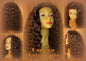 Virgin Hair Curly 18' Gorgeous Custom Unit Lace Front  Celebrity Wigs  Wig Look Brazilian Malaysian or Peruvian Big Virgin Hair Curly Hair