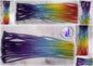 Rainbow Ombre Clip in Braid Long 24 in Boho Extensions Rainbow Ombre Pink Box braiding hair Rave Festival