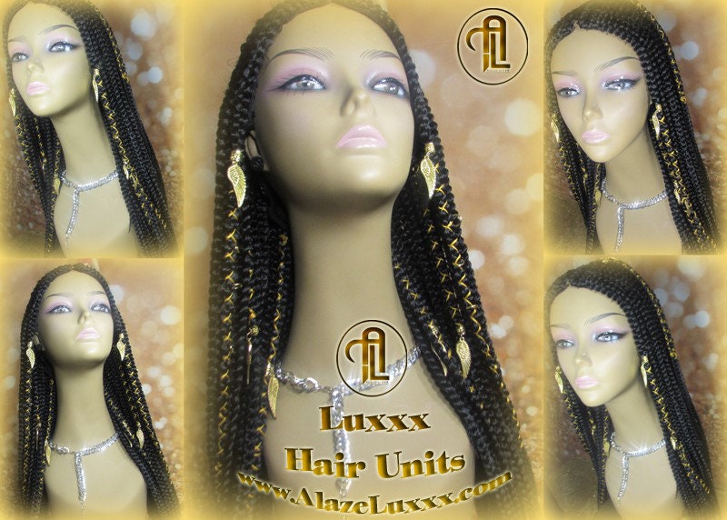 Lemonade Fulani Cornrow Braid Wig French Braids Feed in Braids Box Braids Swim Wig Gym Wig Kardashian Fulani Beyonce Tribal Goddess Braids