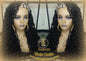 Headband Wig Black 1B Goddess Faux Loc Bohemian Boho Braided Wig Goddess Gypsy Braid Dread Loc Set