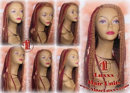 Fulani Cornrow Braid Wig French Braids Feed in Braids Box Braids Swim Wig Gym Wig Kardashian Fulani Beyonce Lemonade Tribal Goddess Braids