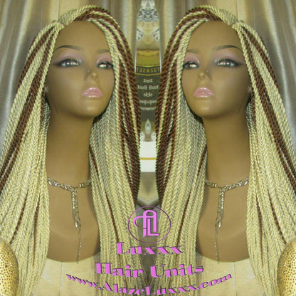 613 Blonde Long Straight Small Senegalese Twist Wig Unit Moschino Barbie Dreams Blonde 22 Crochet Loc 613 Braiding Platinum White Braids Wig