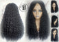 Black boho curly box braids 1b Box Braid Wig Long Medium Straight bohemian gypsy Curly Box Braids